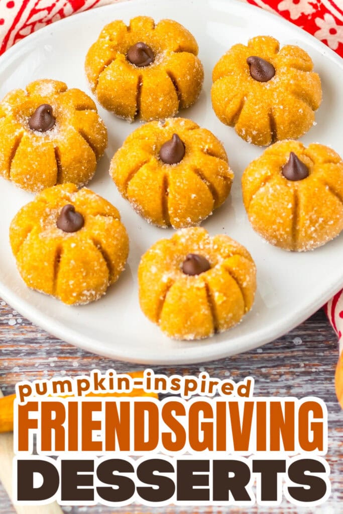 Pumpkin-Inspired Friendsgiving Dessert- Mini Pumpkin Fudge Truffles