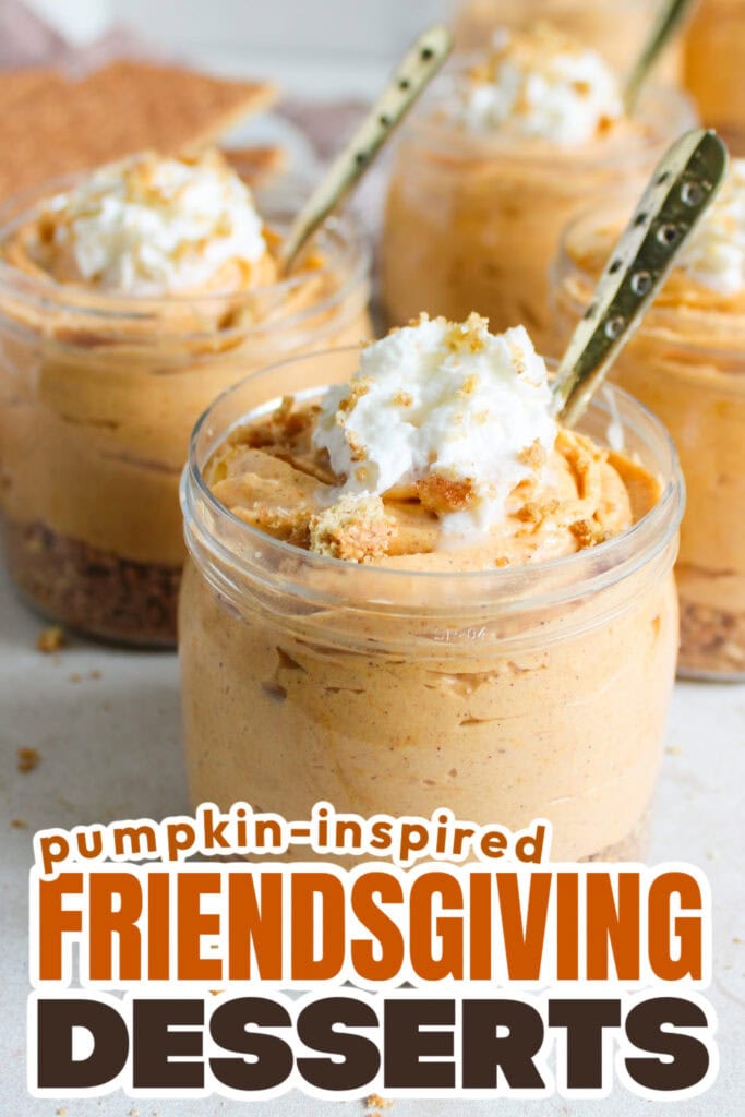 Pumpkin-Inspired Friendsgiving Dessert- Pumpkin Cheesecake Cups