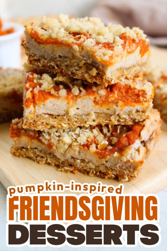 Pumpkin-Inspired Friendsgiving Dessert- Pumpkin Cream Cheese Bars