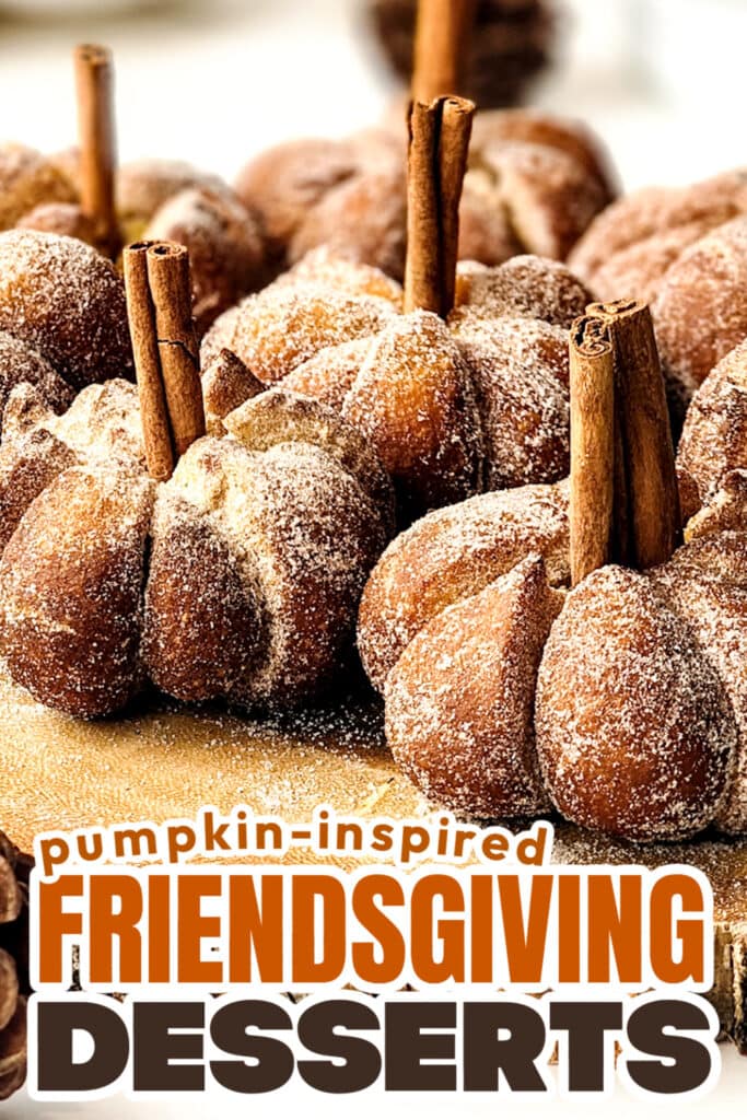 Pumpkin-Inspired Friendsgiving Dessert- Pumpkin Donuts