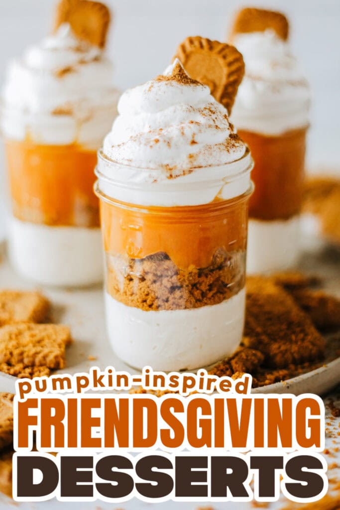 Pumpkin-Inspired Friendsgiving Dessert- Pumpkin Pie Cheesecake Trifle