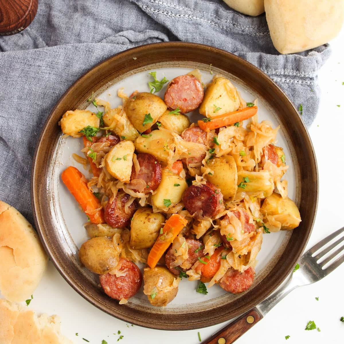 Sausage, Cabbage, and Potato Skillet Featured Image copy
