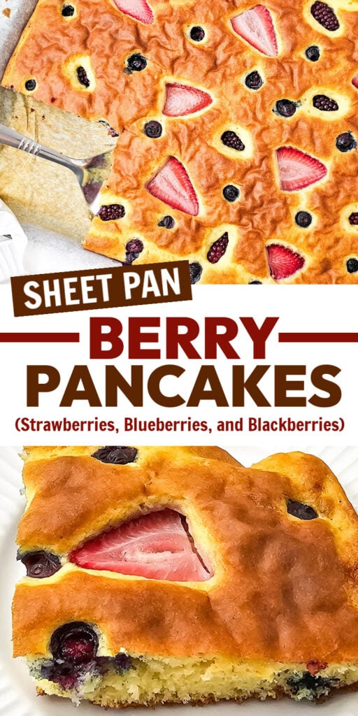 Sheet Pan Berry Pancakes - breakfast ideas
