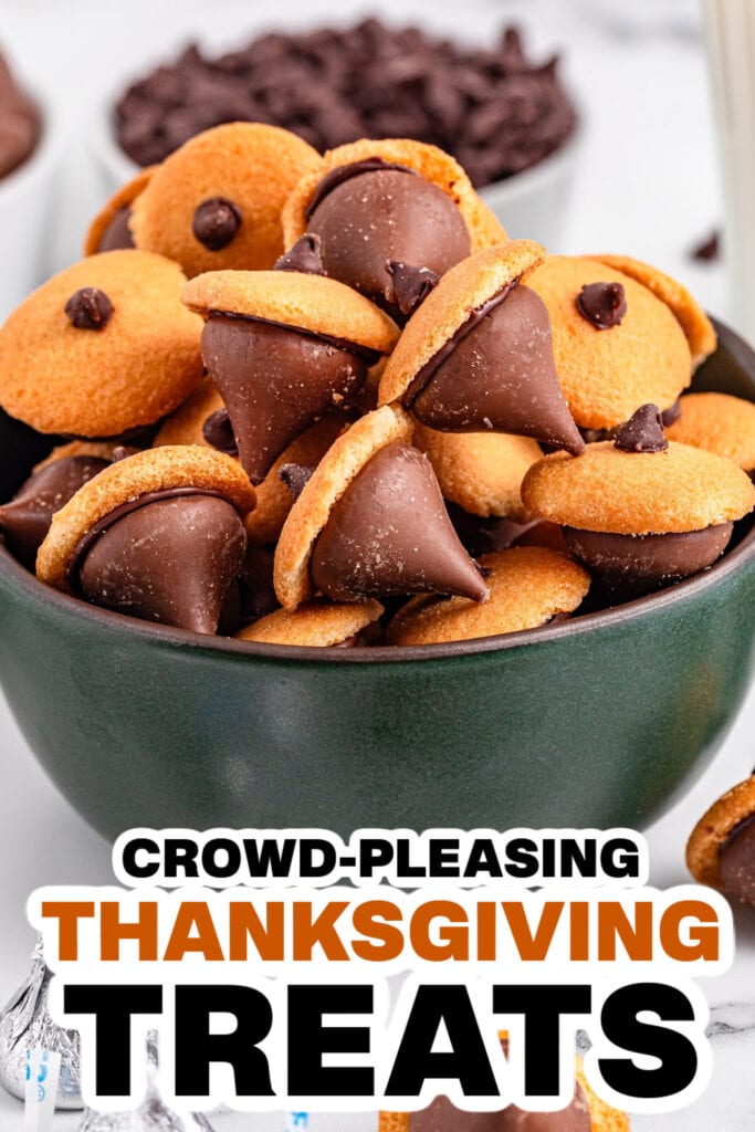 Thanksgiving Themed Treats- Acorn Kiss Cookie