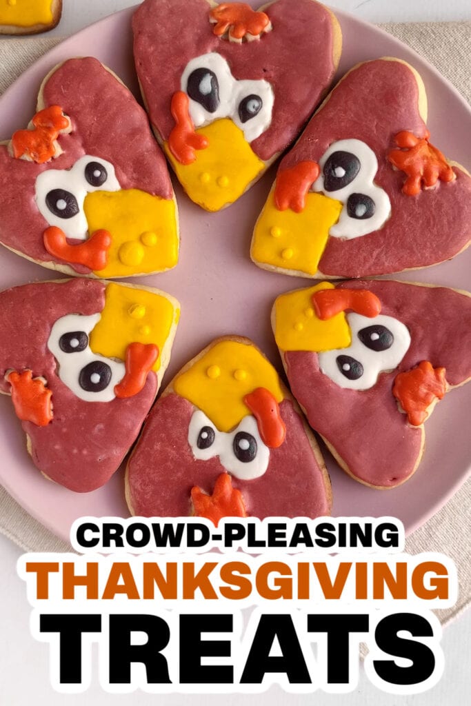 Thanksgiving Themed Treats- Sugar Cookie Turkeys
