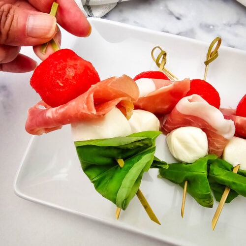 Watermelon Prosciutto Skewers