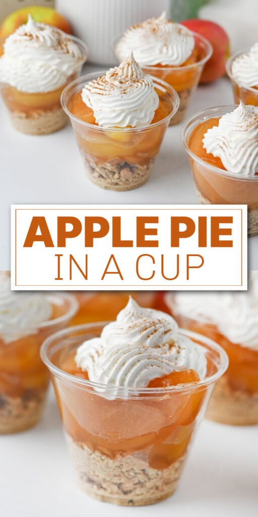 apple pie in a cup - apple dessert recipes