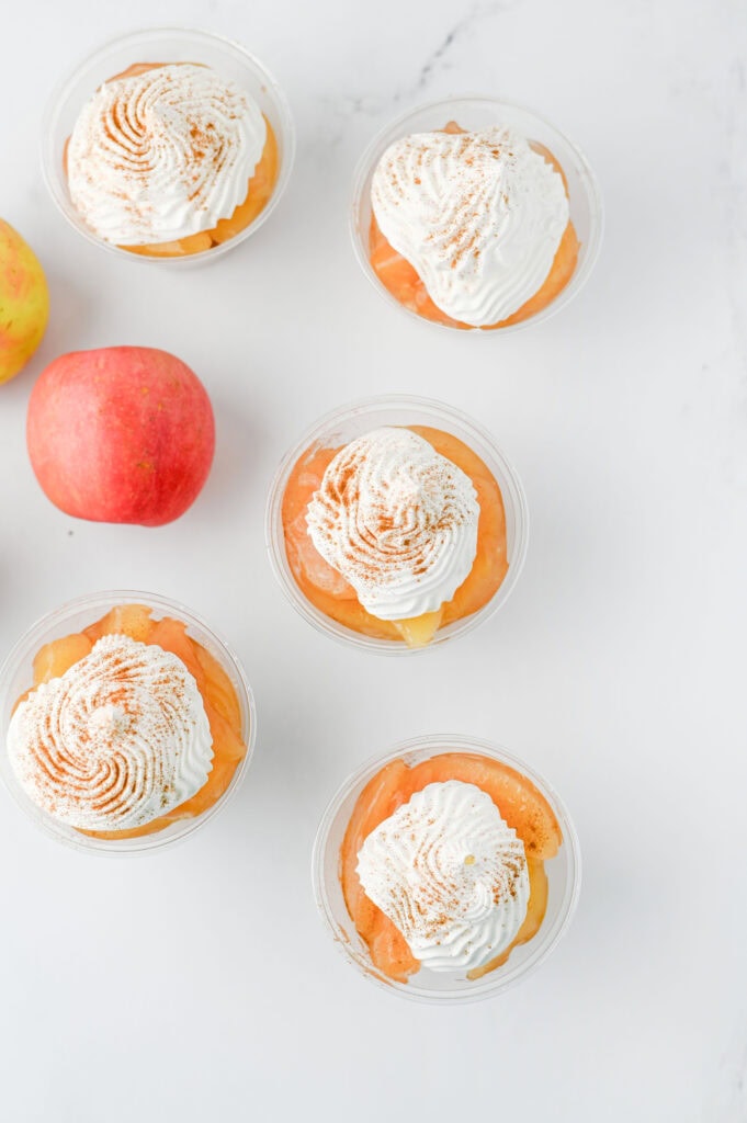 Apple in a Cup Process Photo