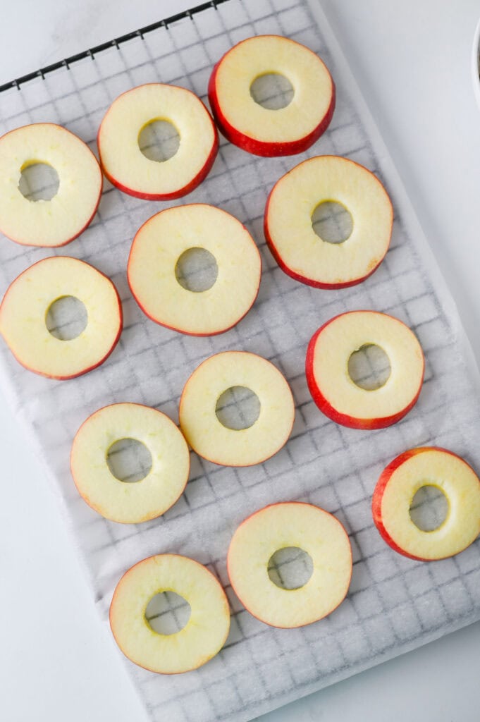Apple Slice Cookies Process Photo