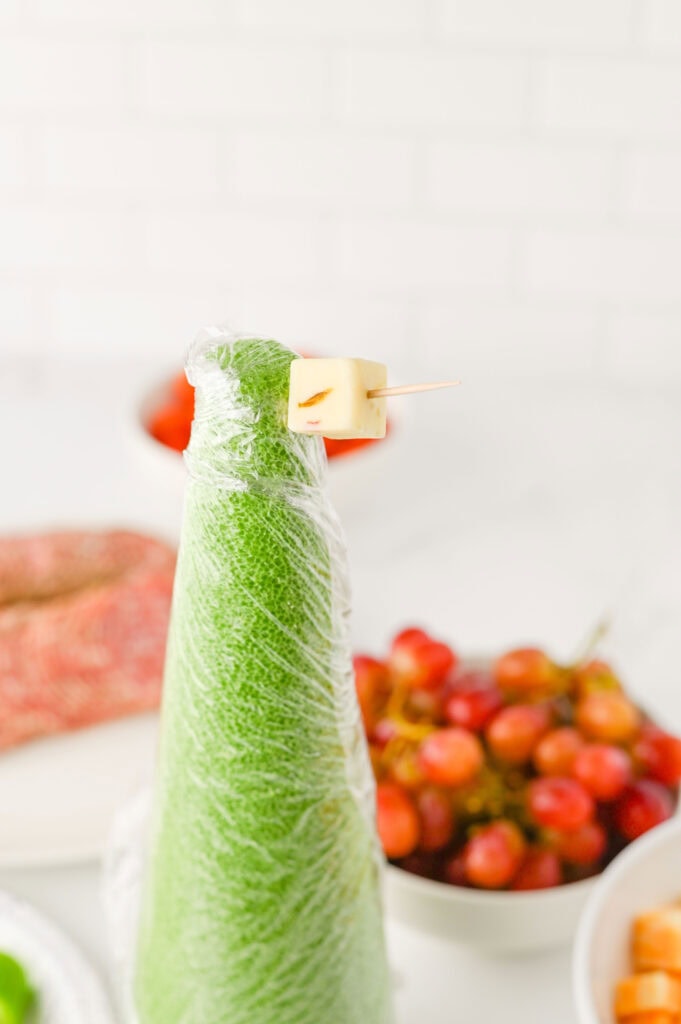 Charcuterie Christmas Tree Process Photo