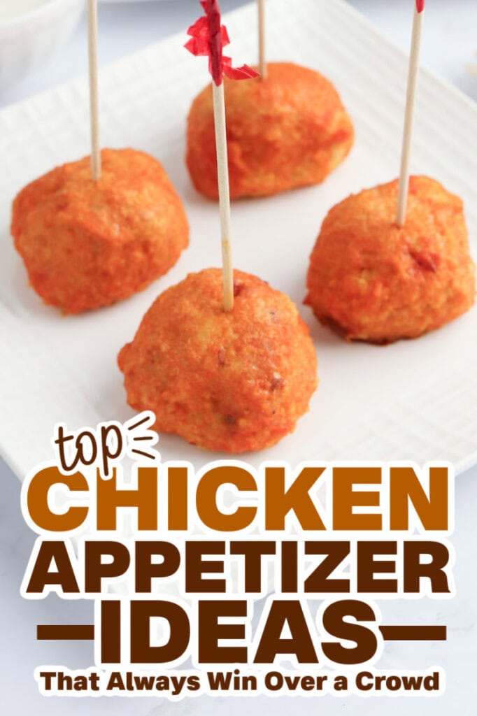 chicken appetizers - Buffalo Chicken Meatballs