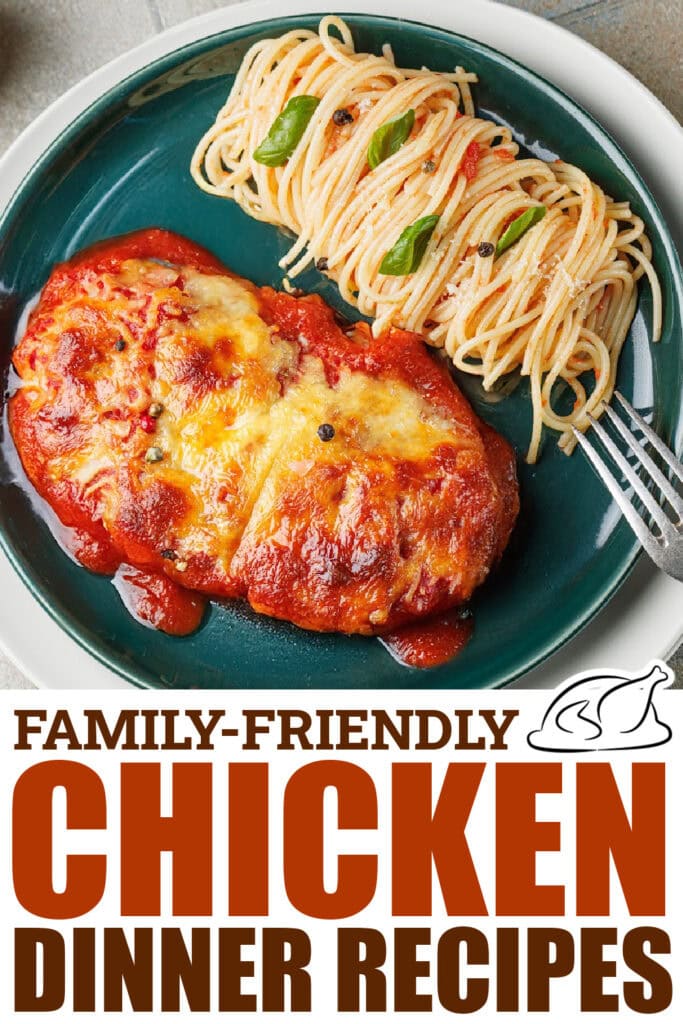 chicken dinner recipes - Baked Chicken Parmesan
