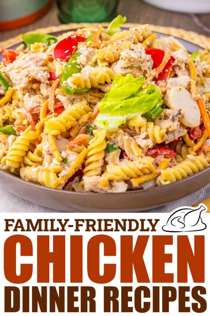 chicken dinner recipes -Chinese Chicken Pasta Salad