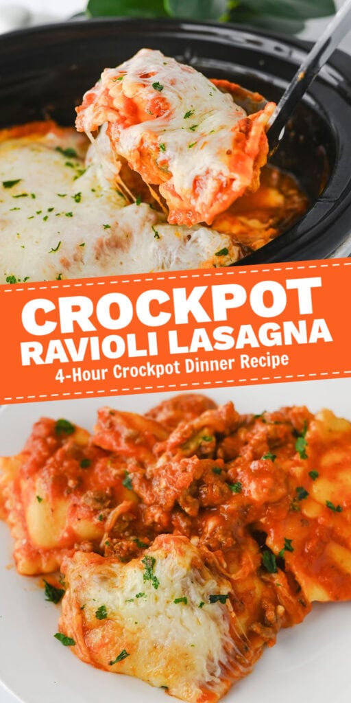 crockpot ravioli lasagna - dinner recipes