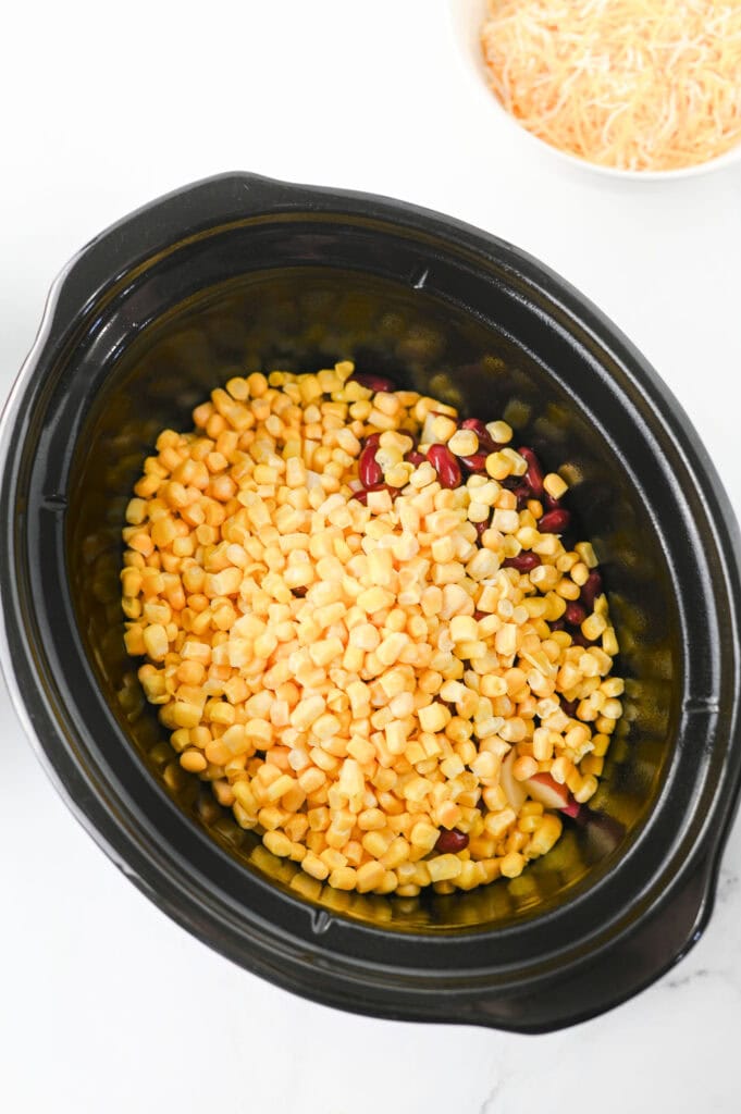 Crockpot Cowboy Casserole Process Photo