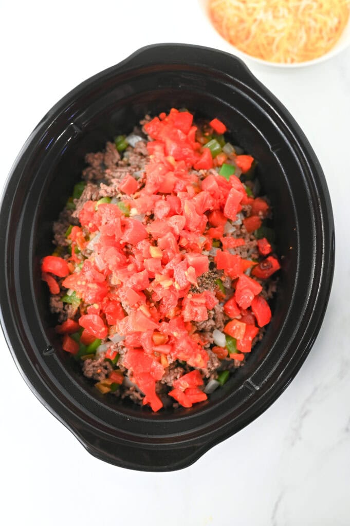 Crockpot Cowboy Casserole Process Photo