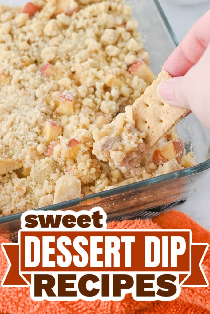 dessert dips - Baked Apple Pie Dip with Streusel Topping