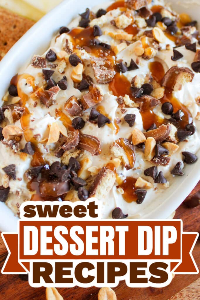 dessert dips - Caramel Twix Apple Dip