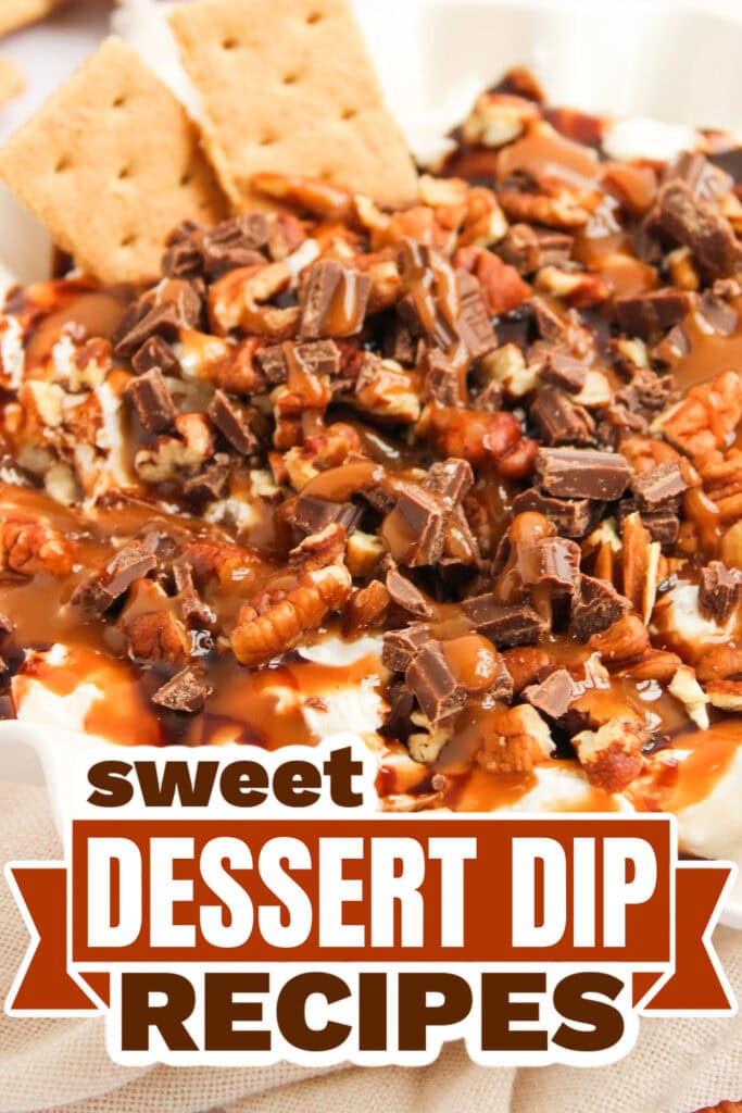 dessert dips - Turtle Cheesecake Dip
