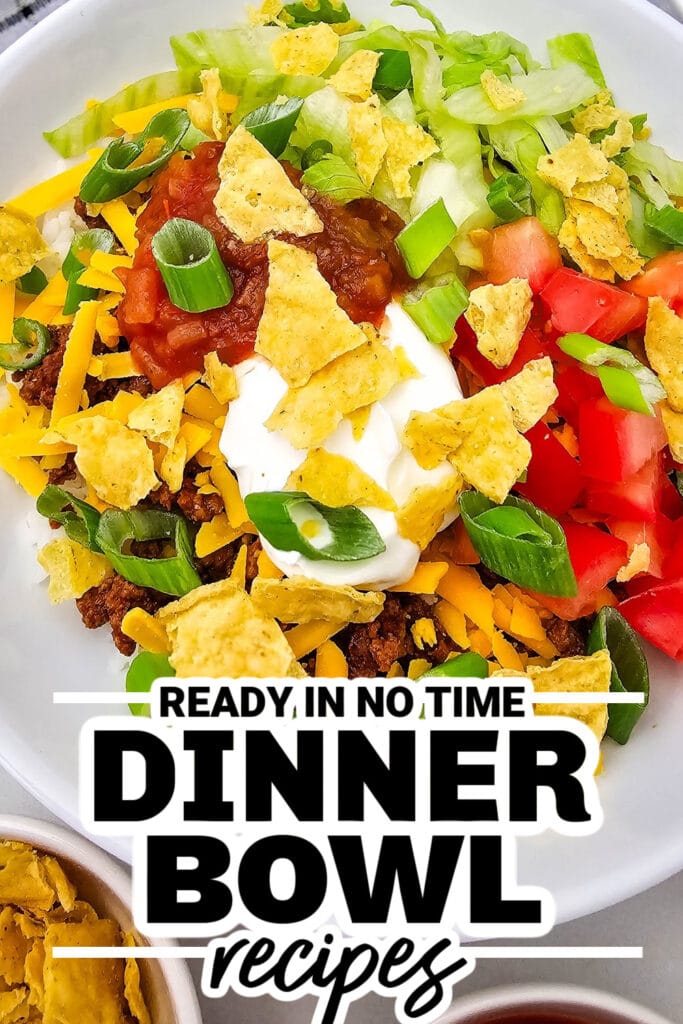 dinner bowl recipes - Tex-Mex Taco Bowl