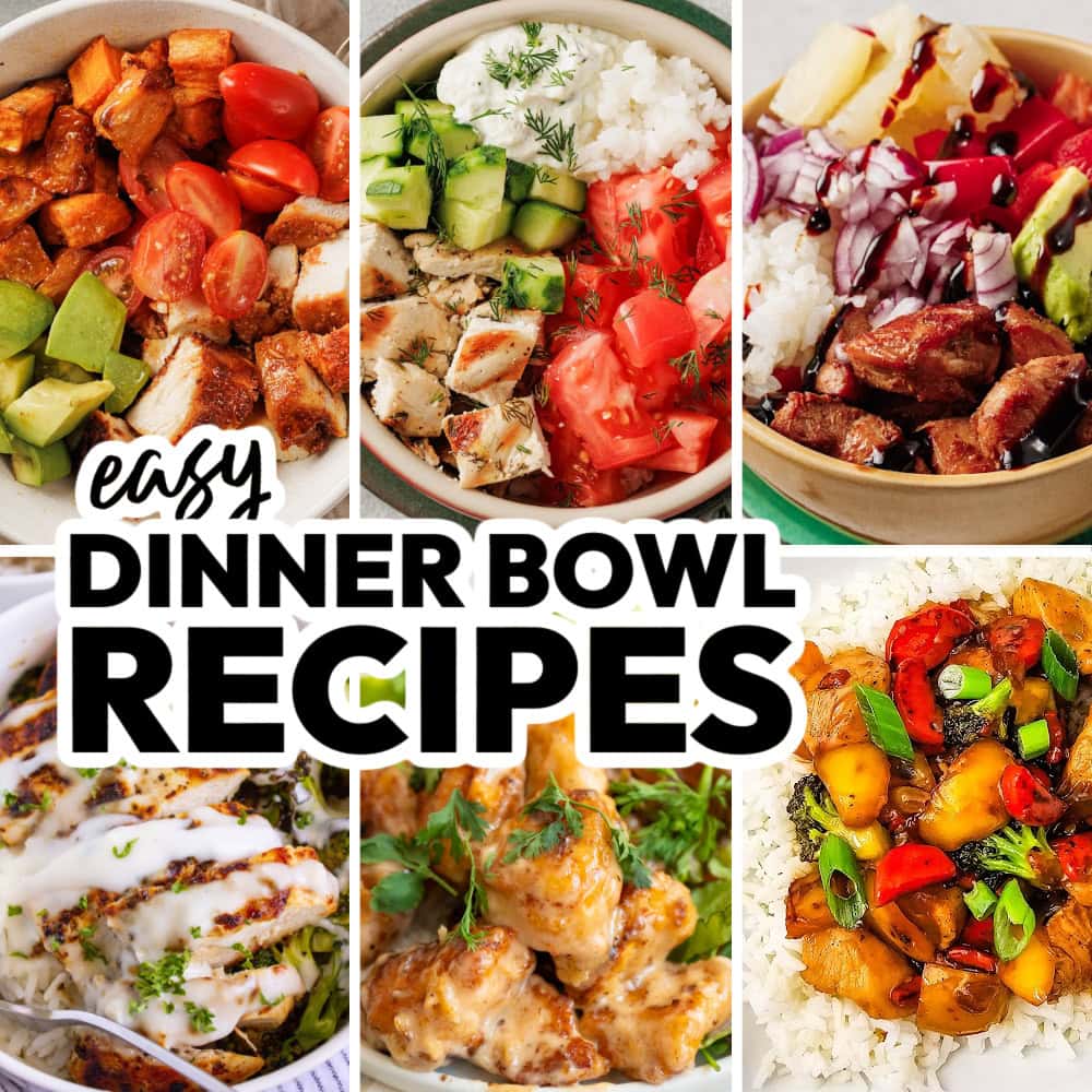 dinner bowl recipes featured image