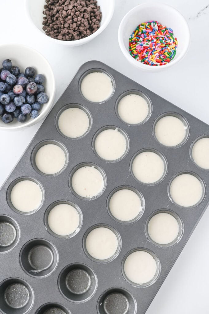 Pancake Bites Process Photo