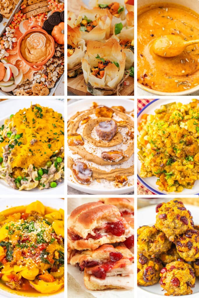 fall baby shower food ideas