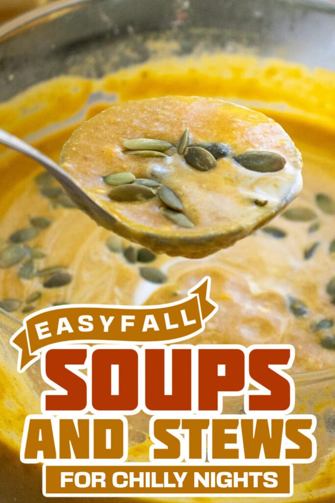 fall soups and stews -Creamy Pumpkin Soup