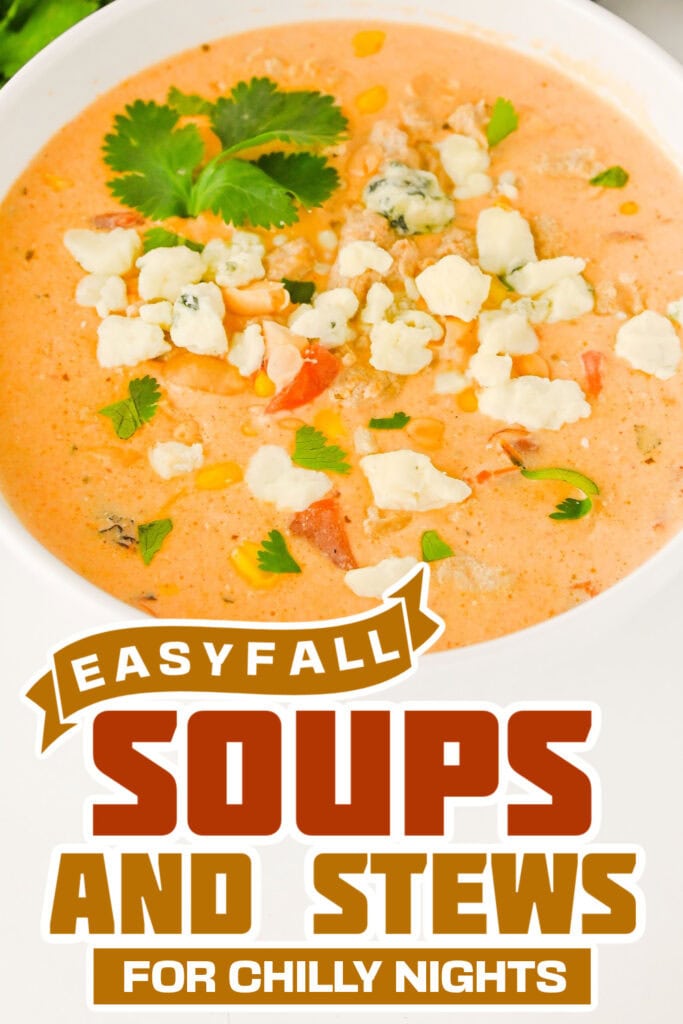fall soups and stews - Crockpot Buffalo Chicken Chili Soup