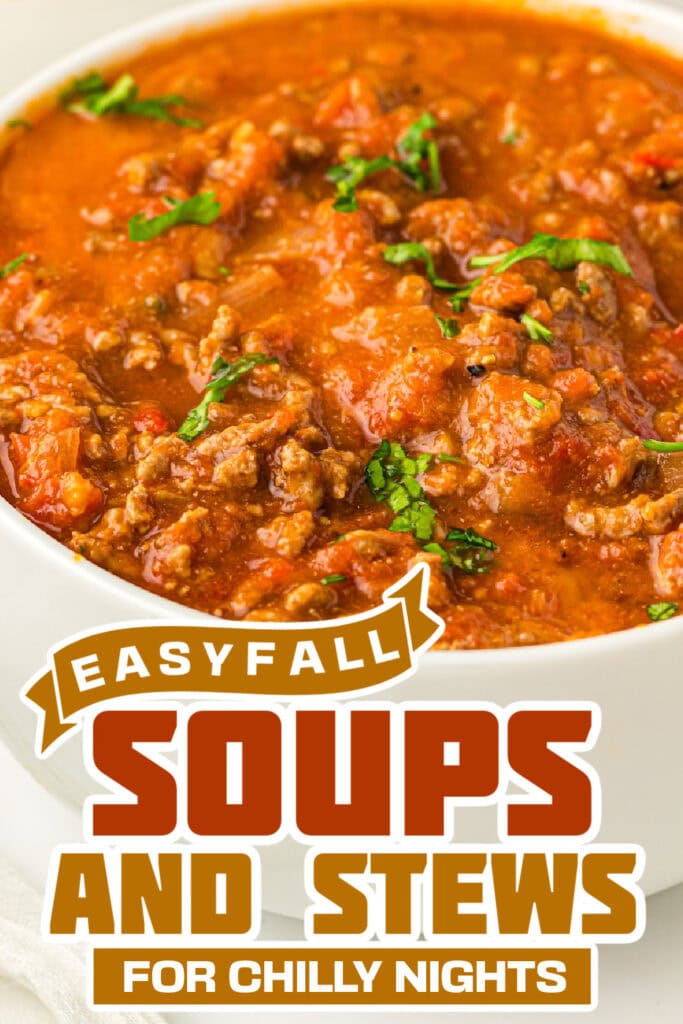fall soups and stews -Fall Pumpkin Chili