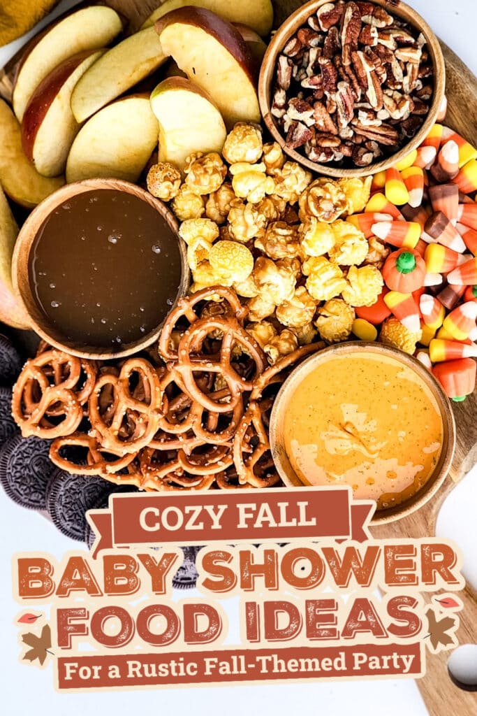 fall themed baby shower food ideas -Autumn Charcuterie Board
