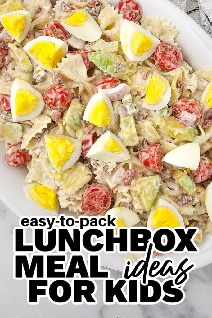kids lunchbox meal ideas - Cobb Pasta Salad