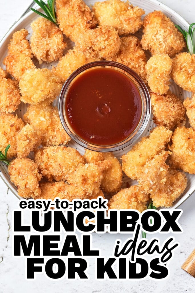 kids lunchbox meal ideas - Crispy Popcorn Chicken Bites