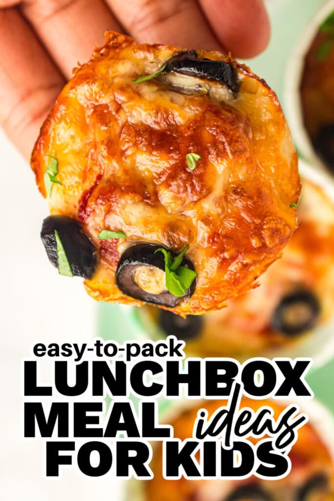 kids lunchbox meal ideas - Lunchbox Pizza Muffins