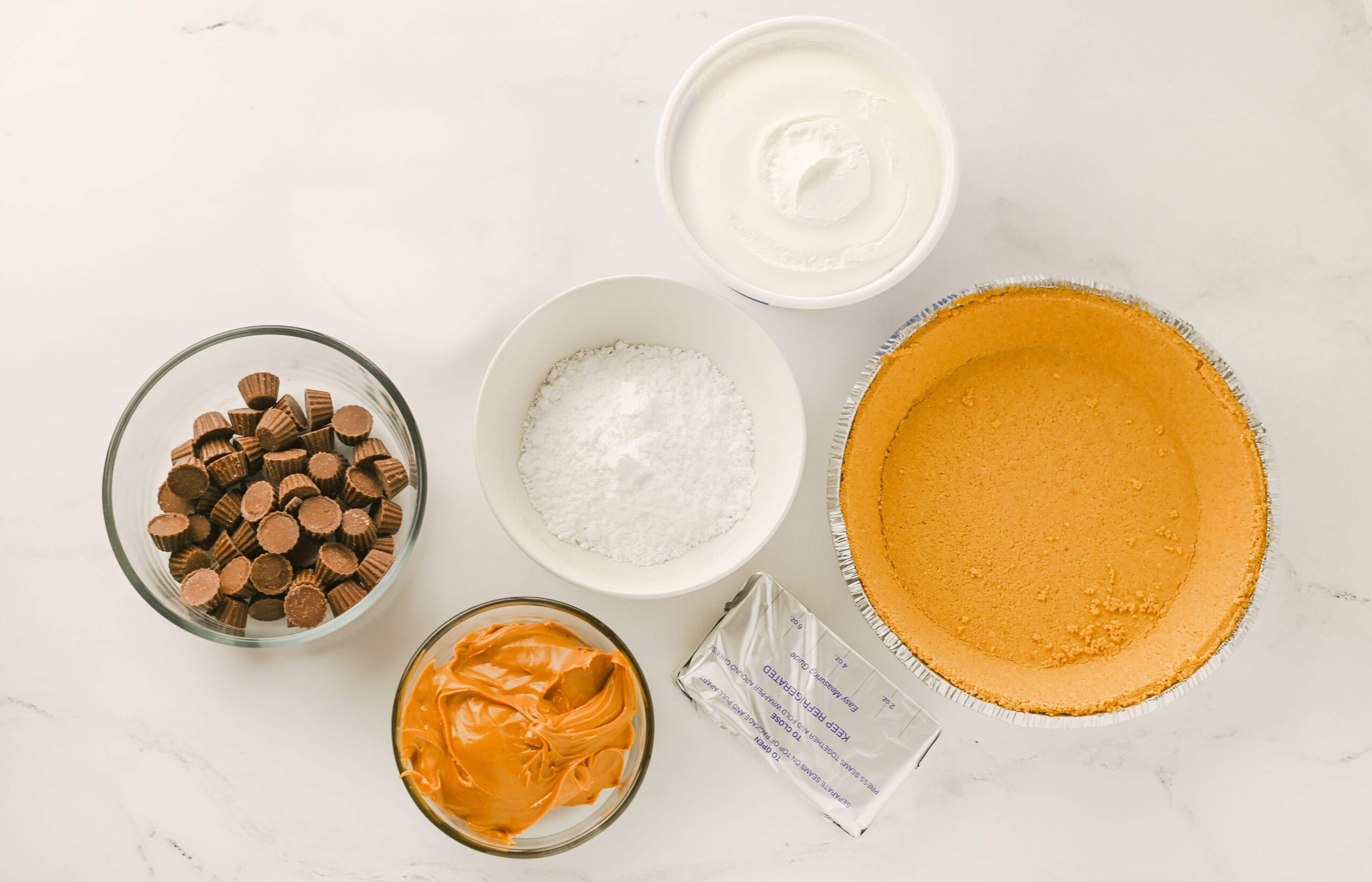 No Bake Peanut Butter Pie