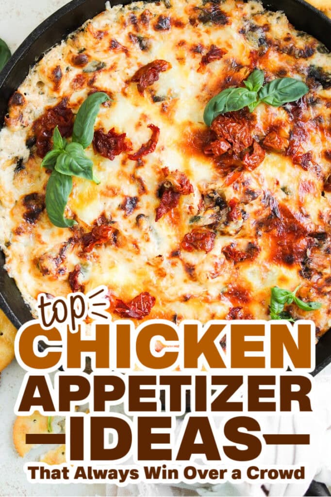 chicken appetizers - Creamy Baked Marry Me Chicken Dip