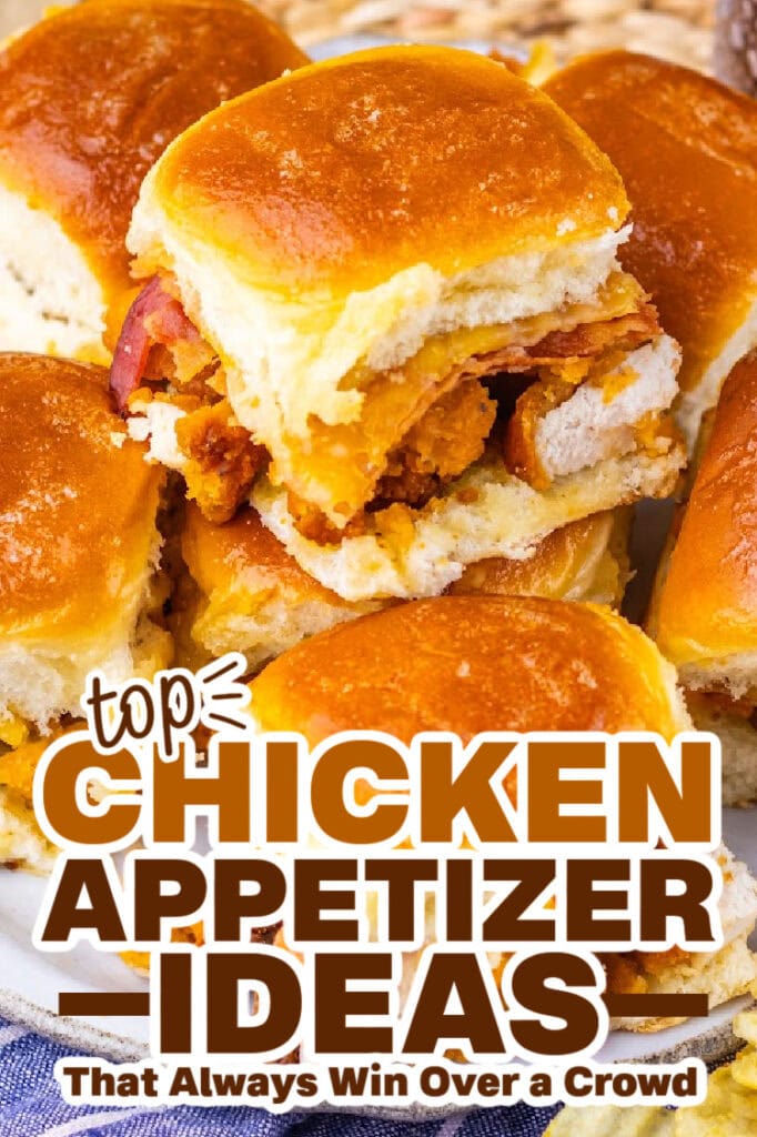 chicken appetizers - Maple Butter Chicken Bacon Sliders copy