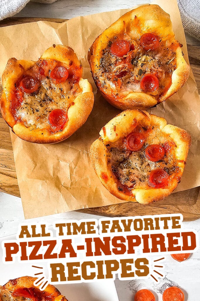 pizza inspired recipes - Pepperoni Pizza Puffs