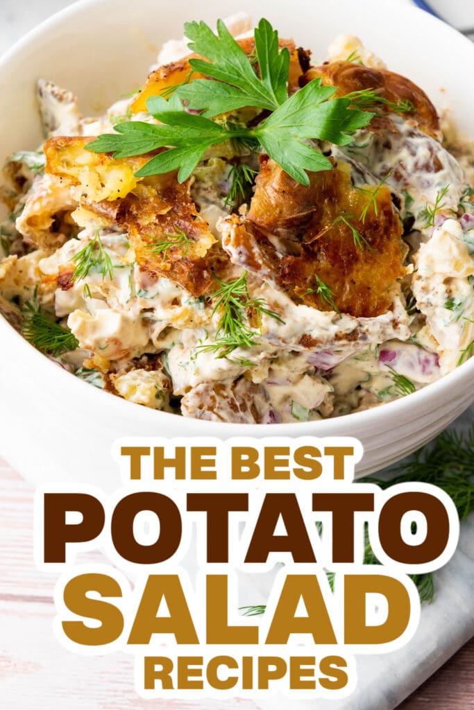 potato salad recipes -Smashed Potato Salad