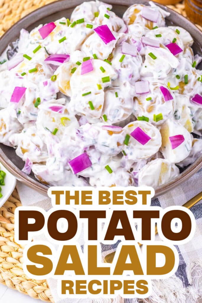 potato salad recipes -Sour Cream And Onion Potato Salad