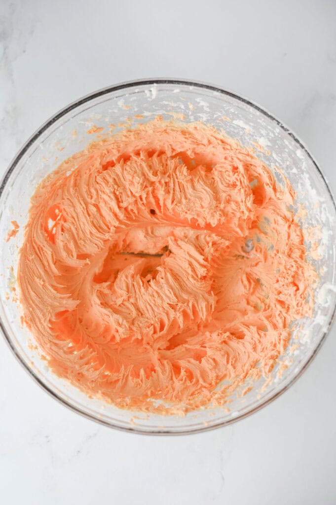 Pumpkin Cupcakes Process Photo