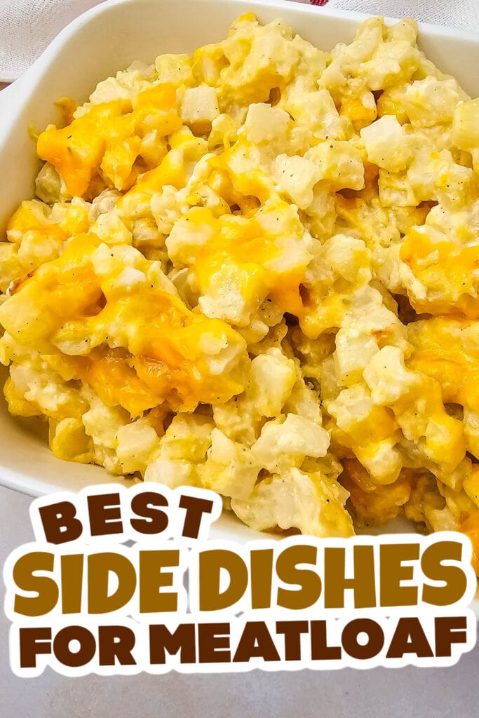 side dishes for meatloaf - Crockpot Creamy and Cheesy Potatoes