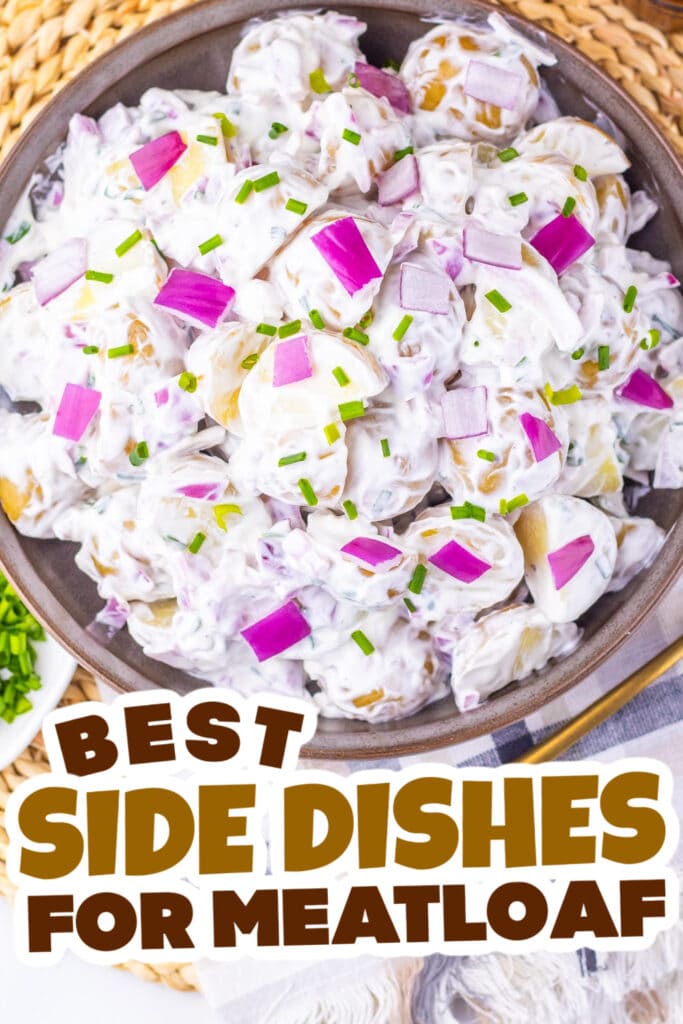 side dishes for meatloaf - Sour Cream And Onion Potato Salad