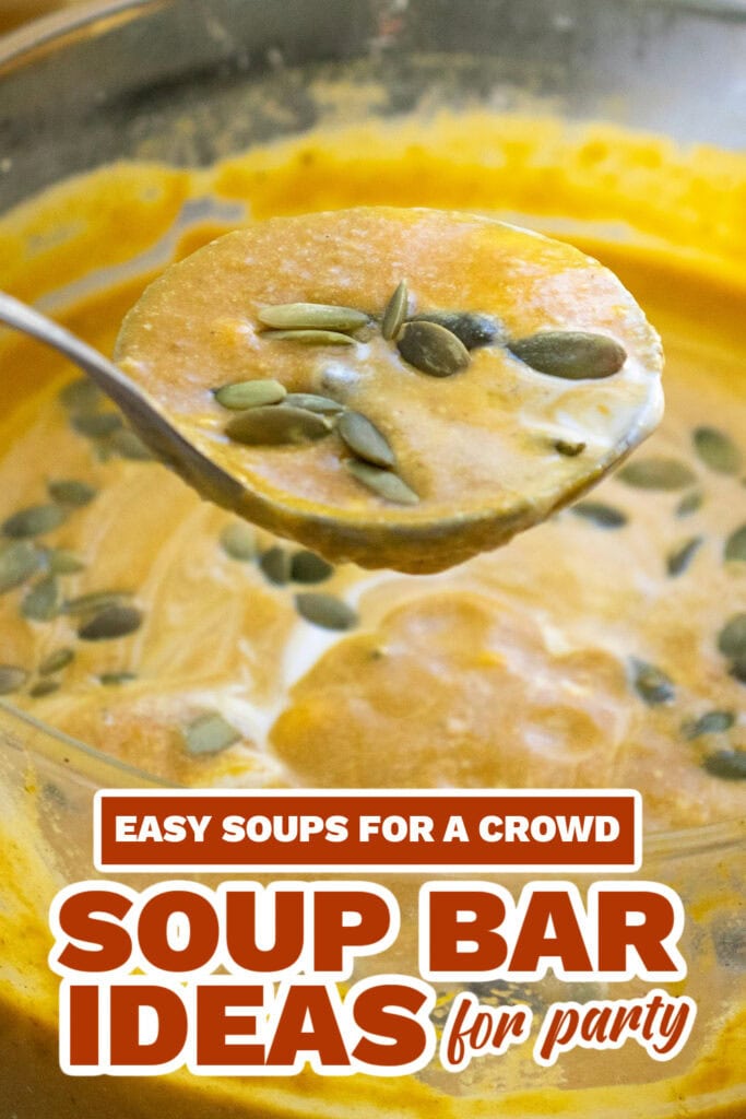 soup bar ideas - Creamy Pumpkin Soup