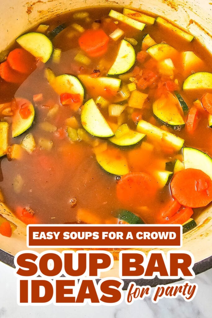 soup bar ideas - Spiced Moroccan Vegetable Soup