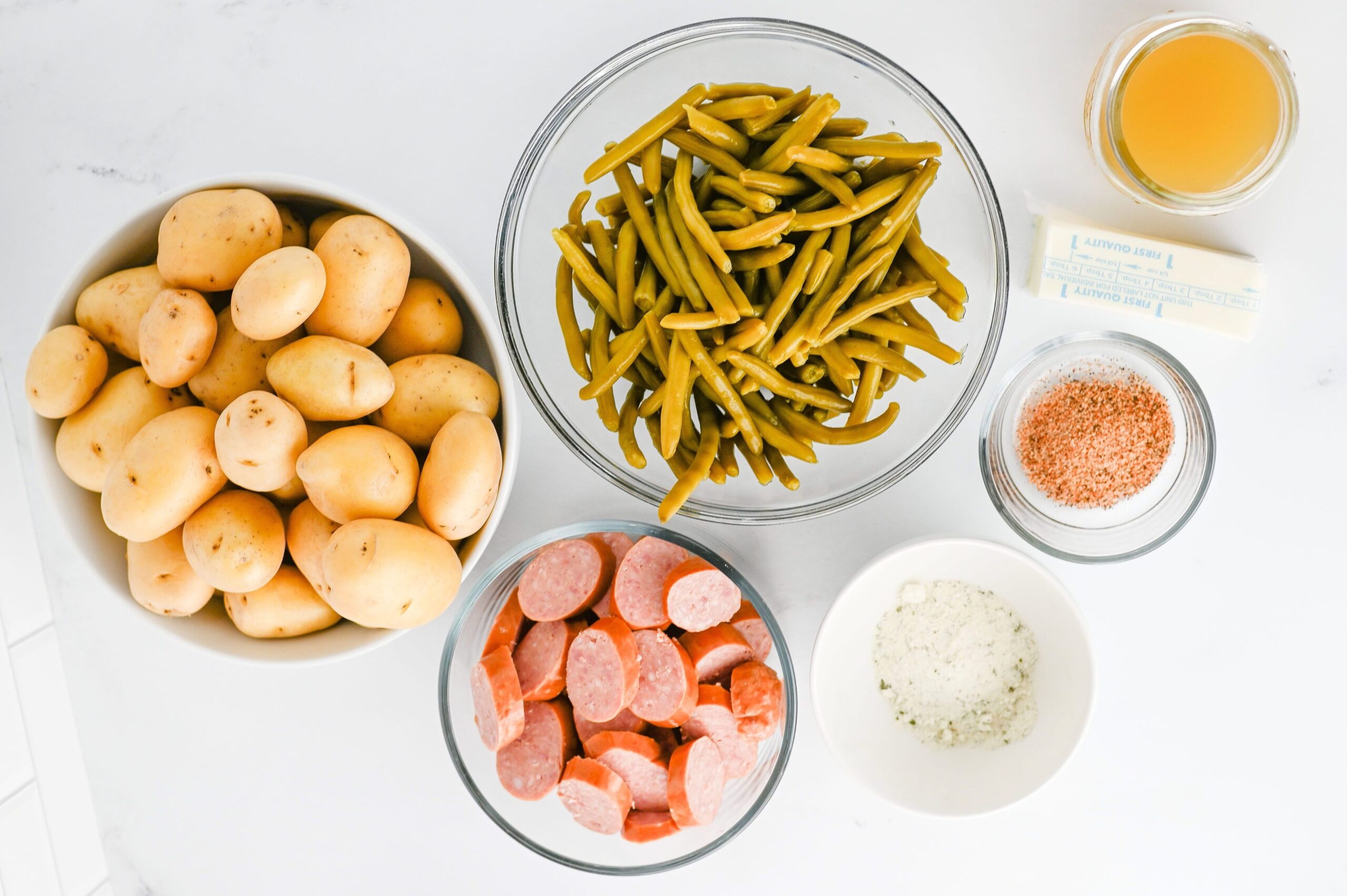Crock Pot Swamp Potatoes Process Ingredients