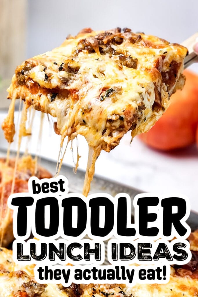 toddler lunch recipes - Cheesy Sheet Pan Italian Sausage Pizza