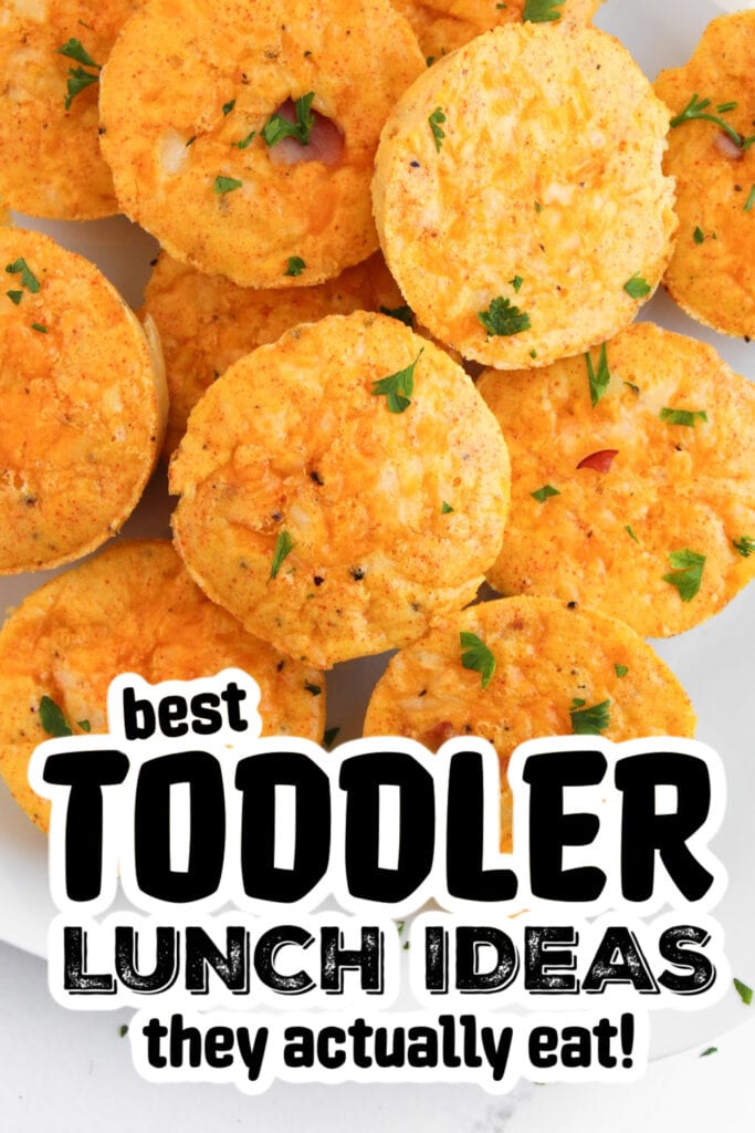 toddler lunch recipes - Classic Ham & Cheese Egg Bites