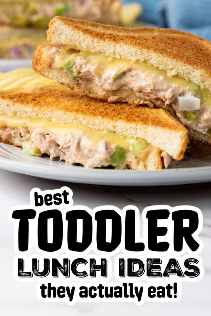 toddler lunch recipes - Classic Tuna Melt Sandwich