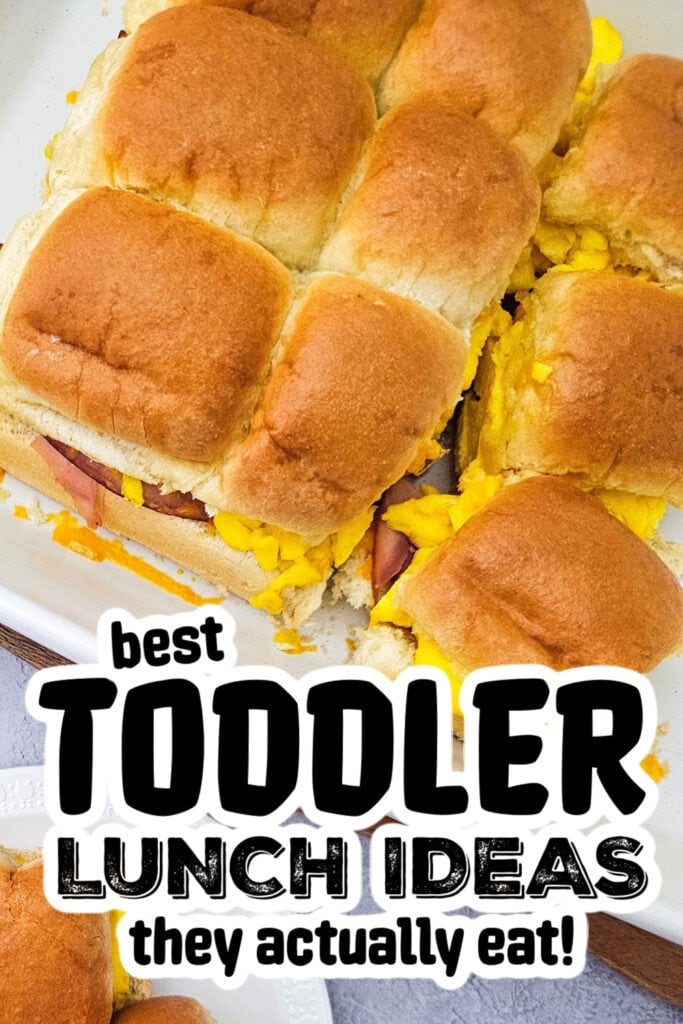 toddler lunch recipes - Ham and Cheese Sliders